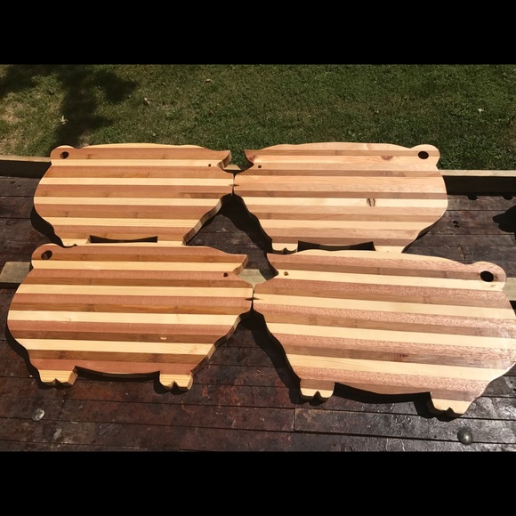 Heart & pig shaped cutting boards - Picture 2 of 2
